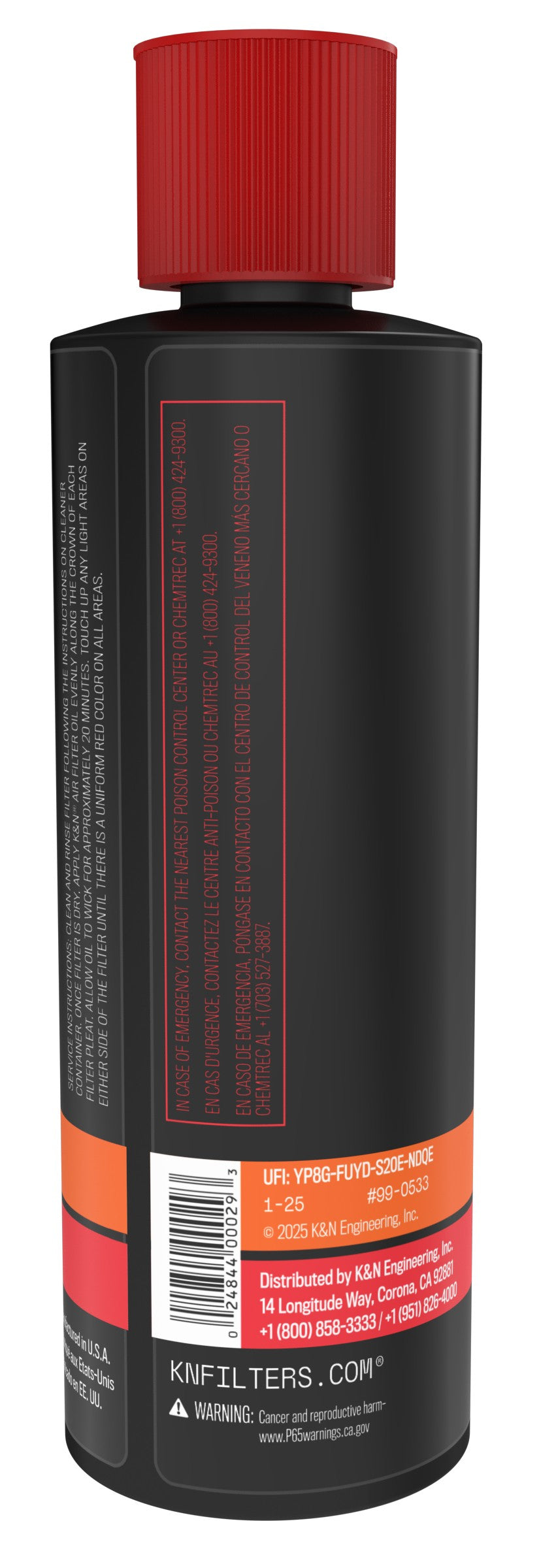 K&N Engineering K&N 8 oz. Squeeze Air Filter Oil 99-0533