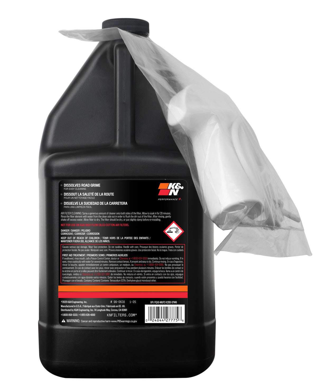 K&N Engineering K&N 1 Gallon Heavy Duty DryFlow Cleaner 99-0638