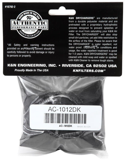 K&N Engineering K&N 12-13 Arctic Cat Wildcat 1000  Air Filter Wrap, Black AC-1012DK