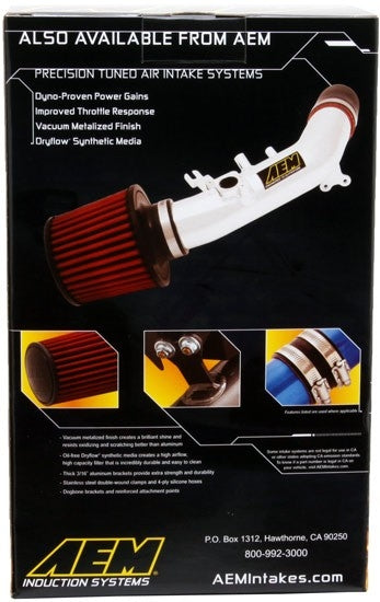 AEM Induction AEM Dryflow 3.625in X 7.25in. Round Straight Air Filter AE-07073