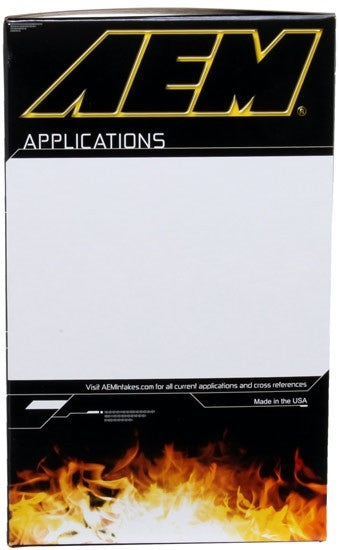 AEM Induction AEM Dryflow 3.625in X 7.25in. Round Straight Air Filter AE-07073