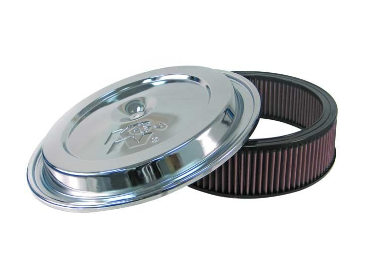 K&N Engineering K&N Replacement Air Filter w/ Chrome Top - W/E-1500 K&N Logo CE-1501