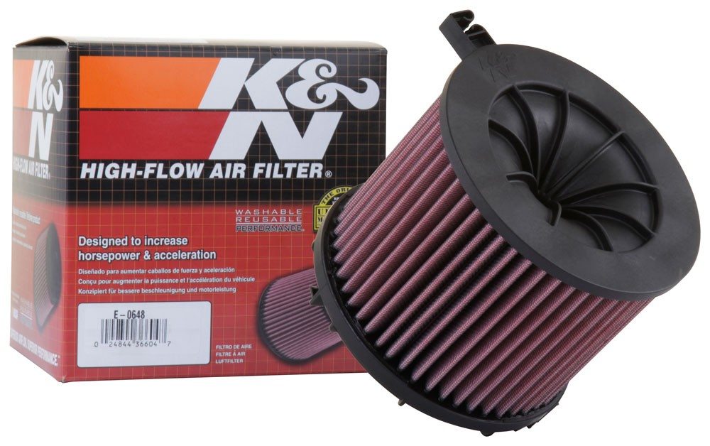 K&N Engineering K&N 16-18 Audi A5 L4-2.0L Diesel Engine Replacement Air Filter E-0648