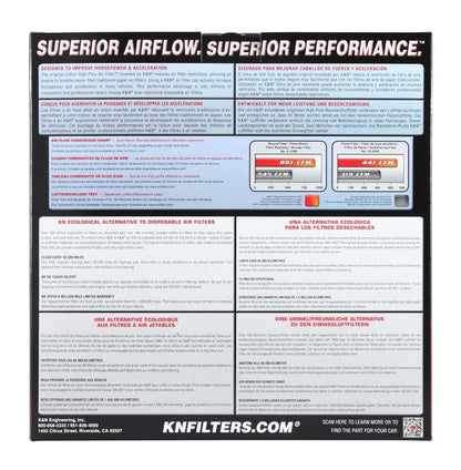 K&N Engineering K&N Replacement Air Filter for 2015 Porsche Macan V6 3.6L E-0660