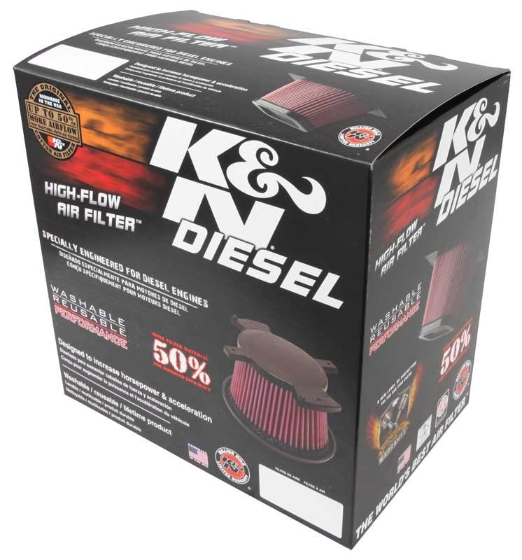K&N Engineering K&N 10-11 Dodge Ram 2500/3500/4500/5500 6.7L L6 Diesel Replacement Air Filter E-0787