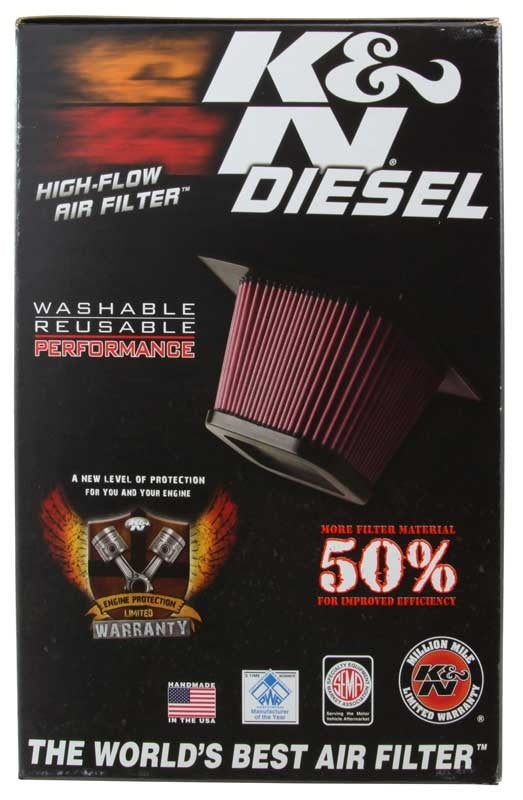 K&N Engineering K&N 10-11 Dodge Ram 2500/3500/4500/5500 6.7L L6 Diesel Replacement Air Filter E-0787