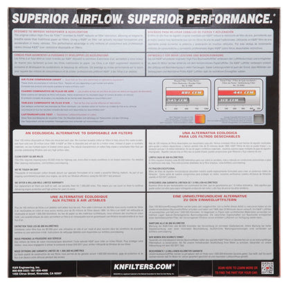 K&N Engineering K&N Replacement Air Filter GM CARS & TRUCKS V8-260,350, 1978-80 E-1690