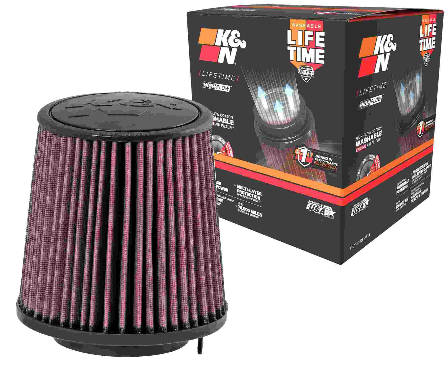 K&N Engineering K&N 08 Audi A5 / S5 V6-3.2L / V8-4.2L Drop In Air Filter E-1987