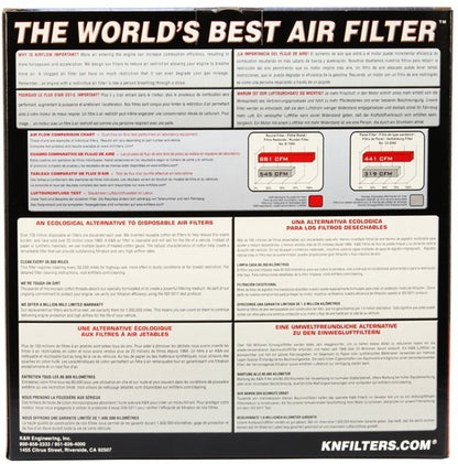 K&N Engineering K&N Replacement Air Filter NISSAN STANZA 2.OL E-2983