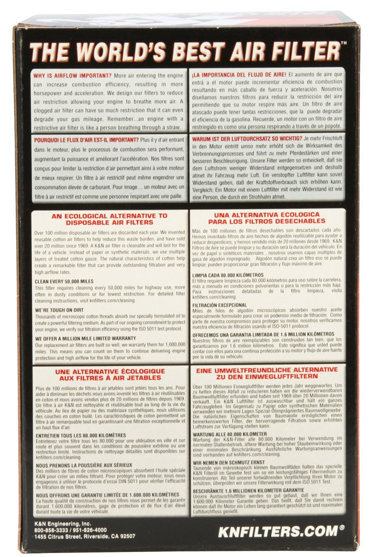 K&N Engineering K&N Replacement Air Filter for Mini Countryman 1.6L E-2985