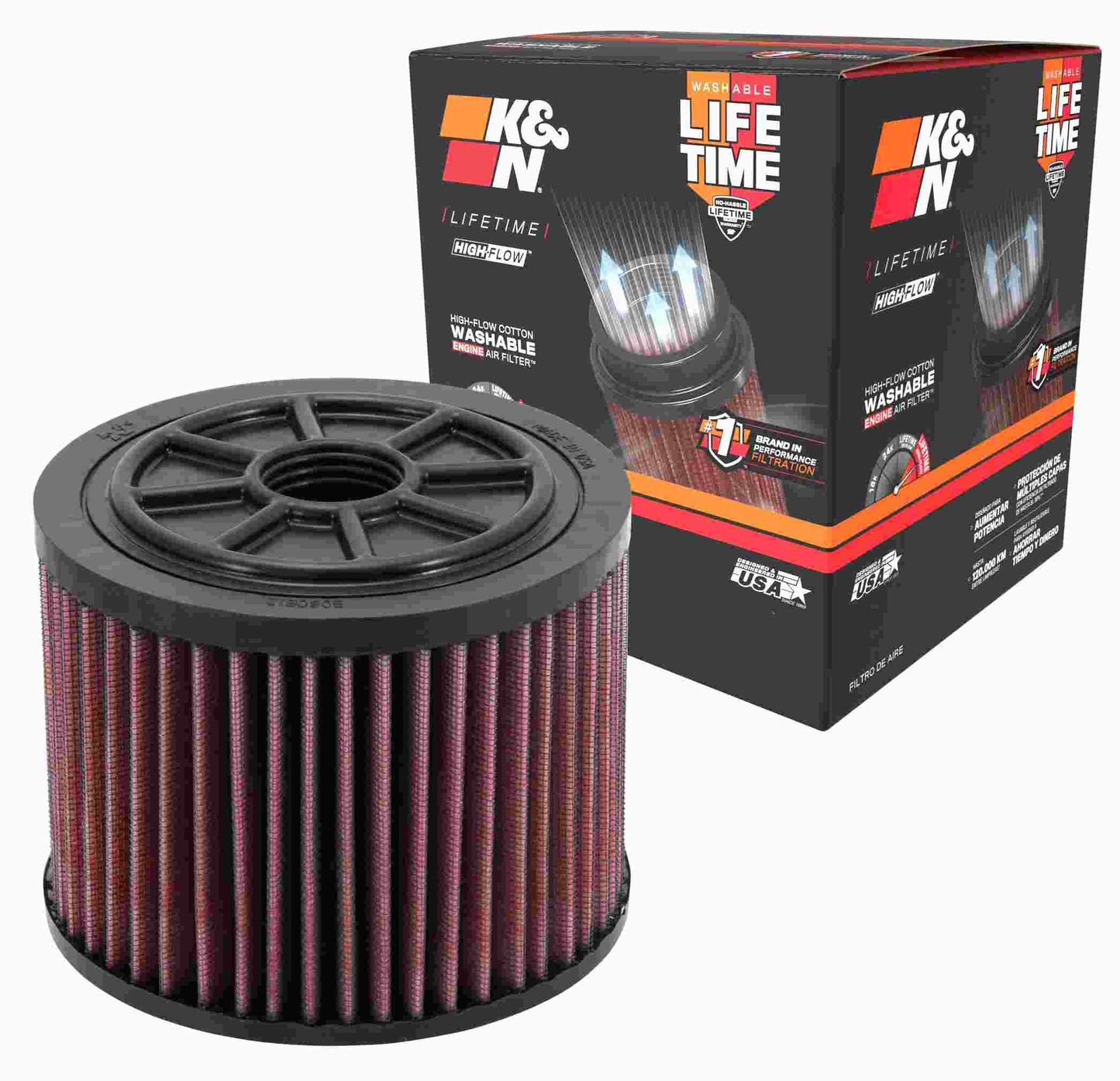 K&N Engineering K&N  11-13  Audi A6 0L L4 Replacement Air Filter E-2987