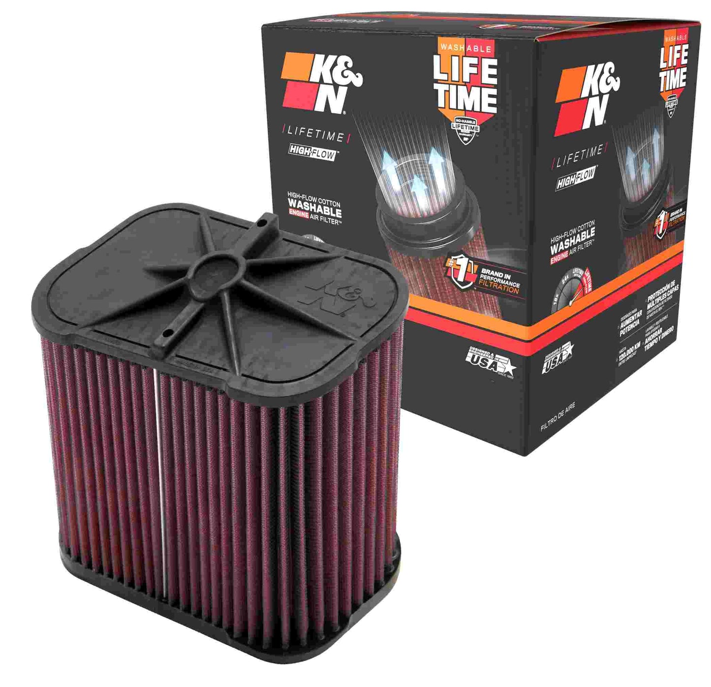 K&N Engineering K&N 08-11 BMW M3 4.0L V8 Drop In Air Filter E-2994