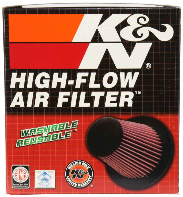 K&N Engineering K&N Replacement Round Straight Universal Air Filter for 2010-2015 Audi A8 2.0L/2.5L/3.0L/4.0L/4.2L E-2999