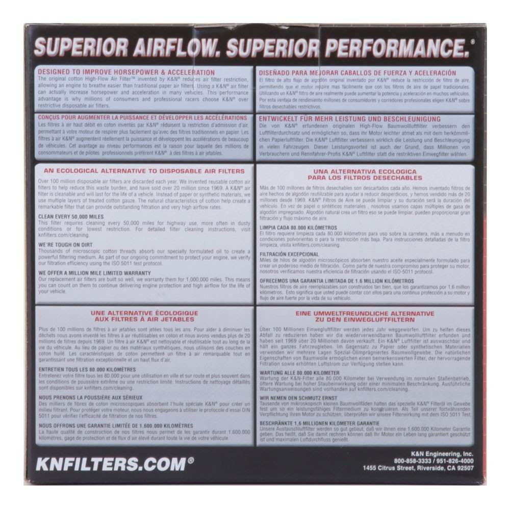 K&N Engineering K&N Custom Air Filter - Round 6-3/8in OD 5in ID 3-1/4in H E-3270