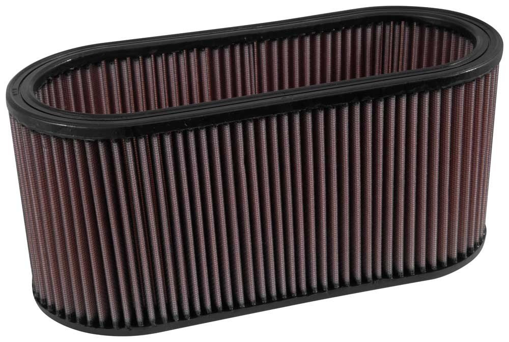 K&N Engineering K&N Filter Universal Rubber Oval Filter 12in x 5.25in 5-5/8in inch Height E-3676