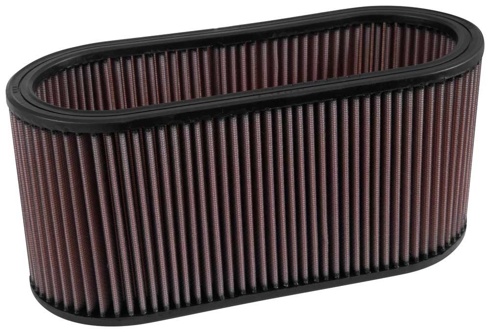 K&N Engineering K&N Filter Universal Rubber Oval Filter 12in x 5.25in 5-5/8in inch Height E-3676