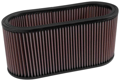 K&N Engineering K&N Filter Universal Rubber Oval Filter 12in x 5.25in 5-5/8in inch Height E-3676