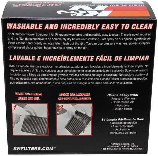 K&N Engineering K&N Onan Welder OEM 140-1228 Replacement Drop In Air Filter E-4425