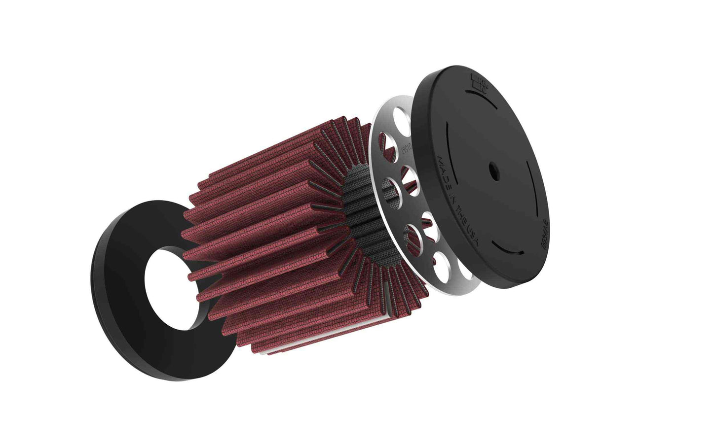 K&N Engineering K&N Replacement Industrial Air Filter Round 1.625in ID / 3.625in OD / 2.875in H for Honda E-4513