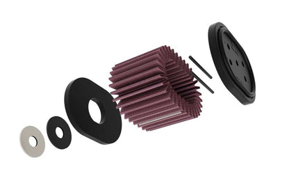 K&N Engineering K&N Replacement Industrial Filter 4in O/S L / 2.875in O/S W / 2.813in H Honda GX160-QX2/GX200-QX2 E-4516