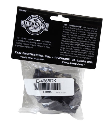 K&N Engineering K&N Drycharger Wrap Black 140mm ID 57mm H E-4665DK