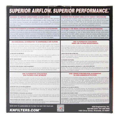 K&N Engineering K&N Replacement For IR OEM RU406X59 Drop In Air Filter E-4720