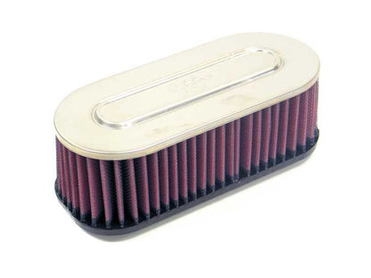K&N Engineering K&N Replacement Oval Stainless Steel Air Filter for Honda 83-84 VF750F / 84-85 VF700F HA-1245