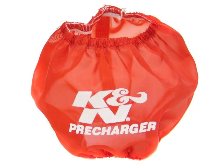 K&N Engineering K&N Precharger Wrap Red Honda 4.5in top ID 5.125in Base ID HA-3093PR