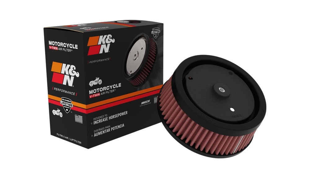 K&N Engineering K&N Replacement Air Filter 5.5in Top OD x 6in Base OD x 2.313in H for Harley Davidson HD-0818