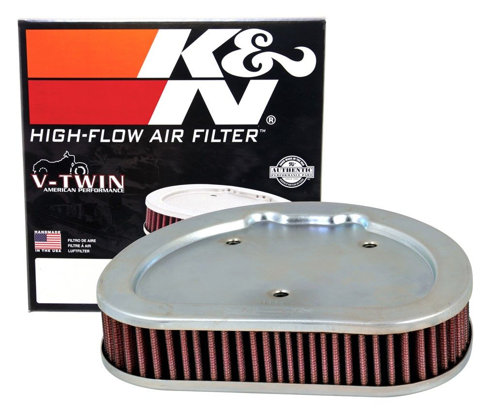 K&N Engineering K&N Replacement Air Filter 1.625in H x 7.5in L for Harley Davidson HD-1508