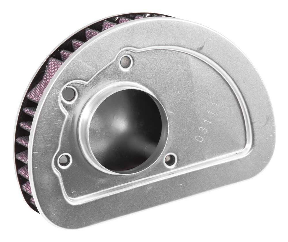 K&N Engineering K&N Replacement Unique Air Filter 6.625in L x 4.75in W x 1.625in H with 1 Flange for Harley Davidson HD-1614