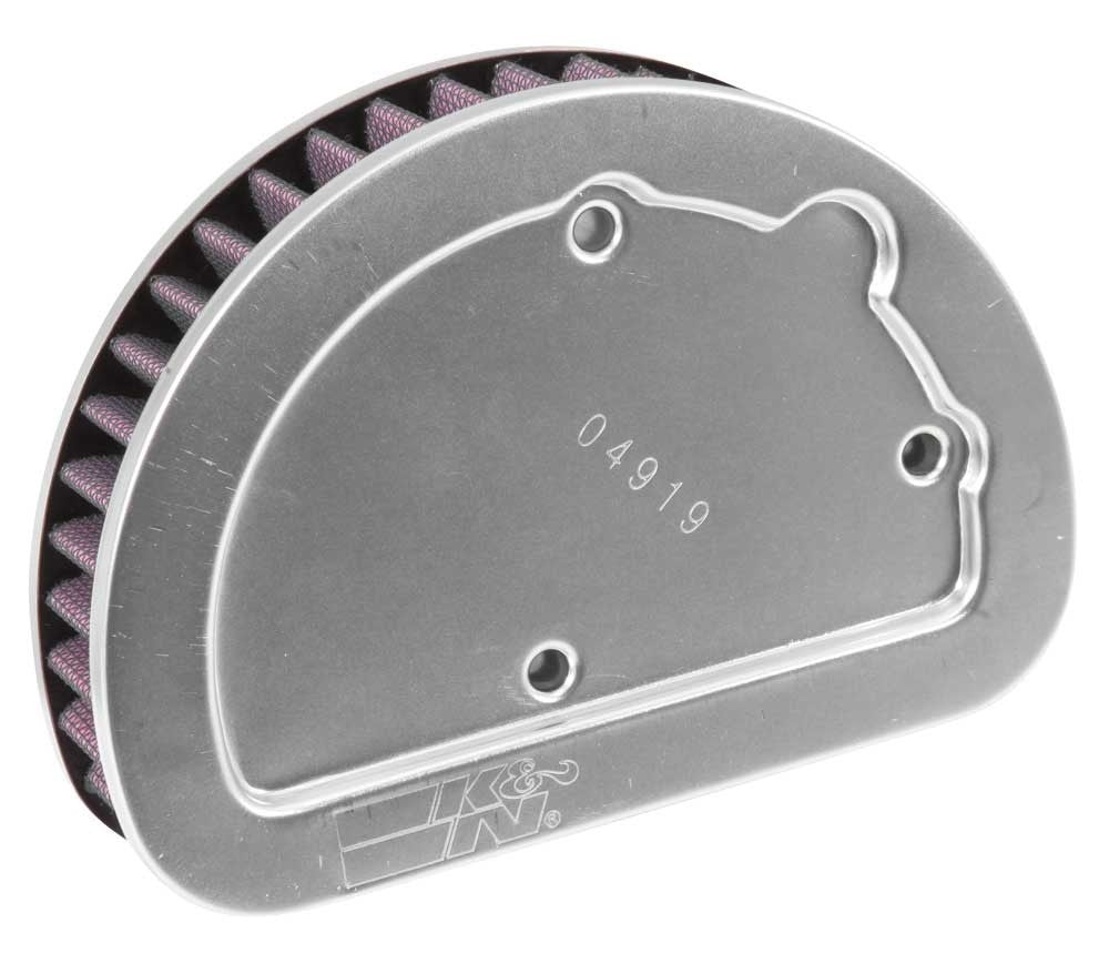 K&N Engineering K&N Replacement Unique Air Filter 6.625in L x 4.75in W x 1.625in H with 1 Flange for Harley Davidson HD-1614
