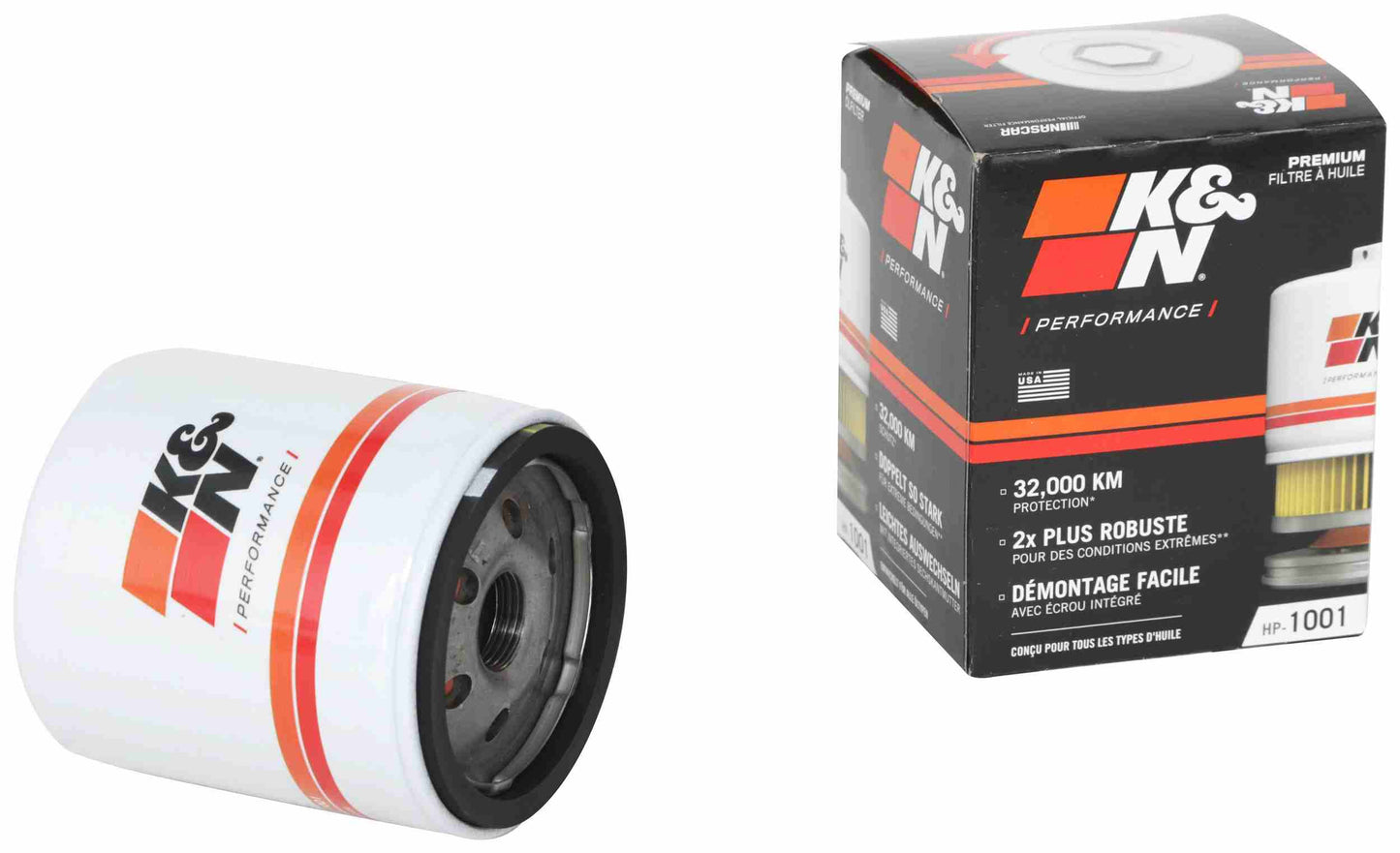 K&N Engineering K&N Chevy / Pontiac / GMC / Buick Performance Gold Oil Filter HP-1001
