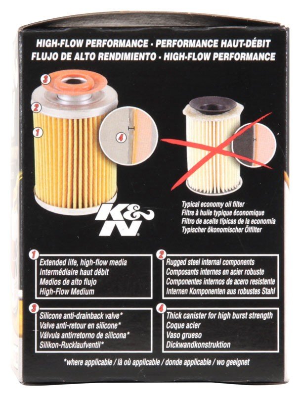 K&N Engineering K&N 03-09 Scion tC / 00-05 Celica GT/GT-S Performance Gold Oil Filter HP-1003