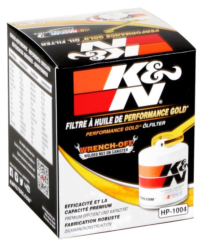 K&N Engineering K&N Universal Performance Gold Oil Filter HP-1004