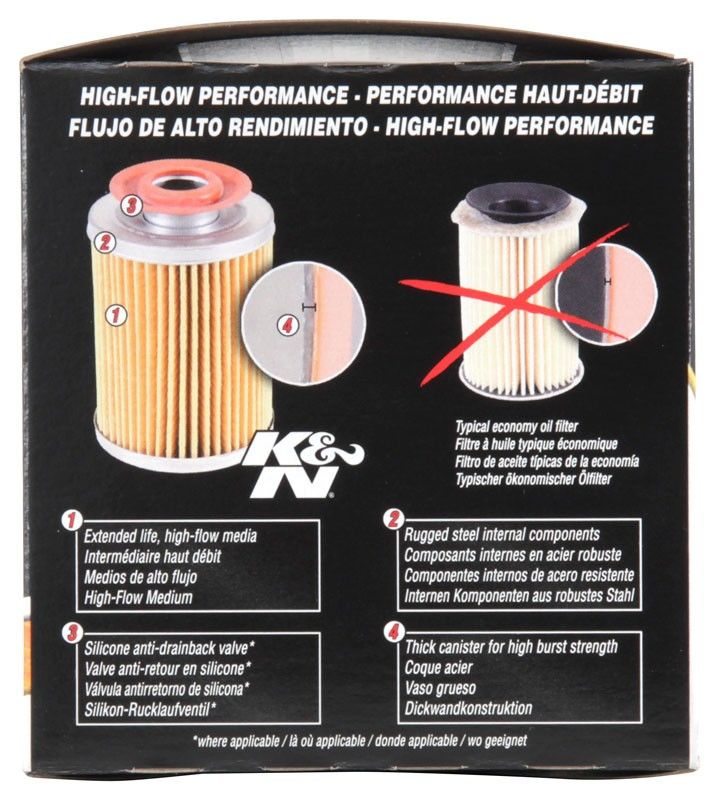 K&N Engineering K&N Oil Filter OIL FILTER; AUTOMOTIVE HP-1005