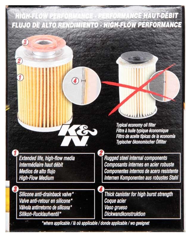 K&N Engineering K&N Buick / Chevrolet / Oldsmobile Performance Gold Oil Filter HP-1007