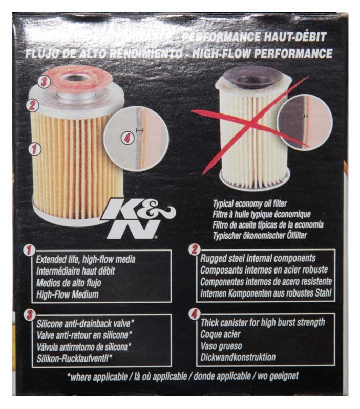 K&N Engineering K&N 03-07 Mitsubishi Lancer Wrench-Off Oil Filer HP-1008