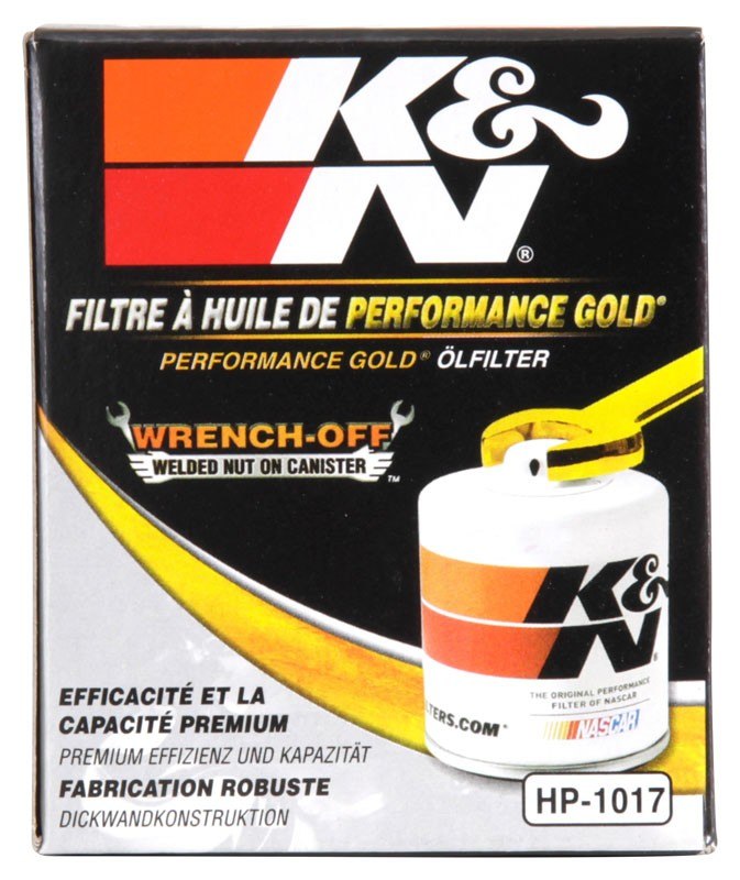 K&N Engineering K&N 3.74inch / 2.98 OD Performance Gold Oil Filter HP-1017