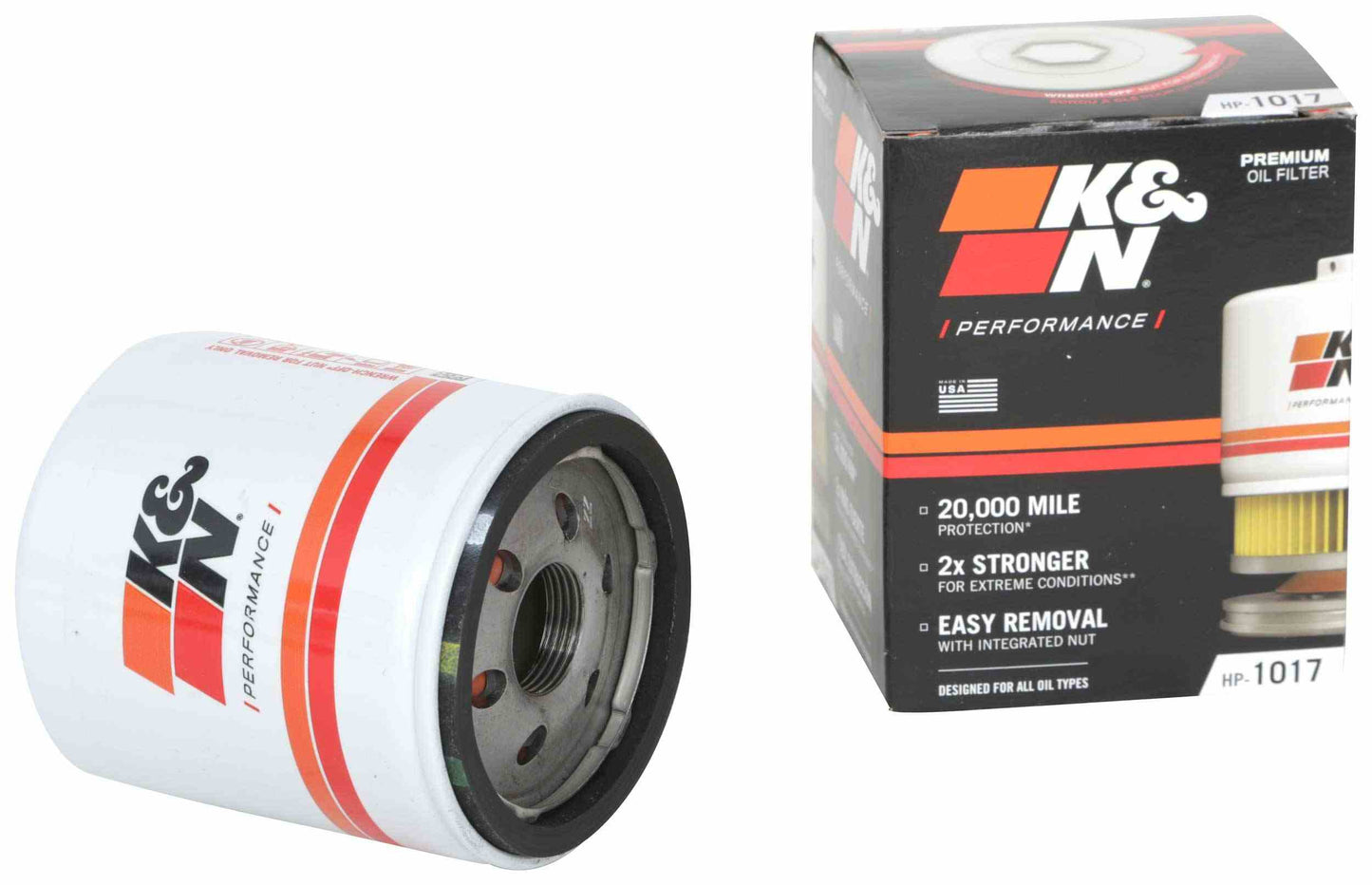 K&N Engineering K&N 3.74inch / 2.98 OD Performance Gold Oil Filter HP-1017
