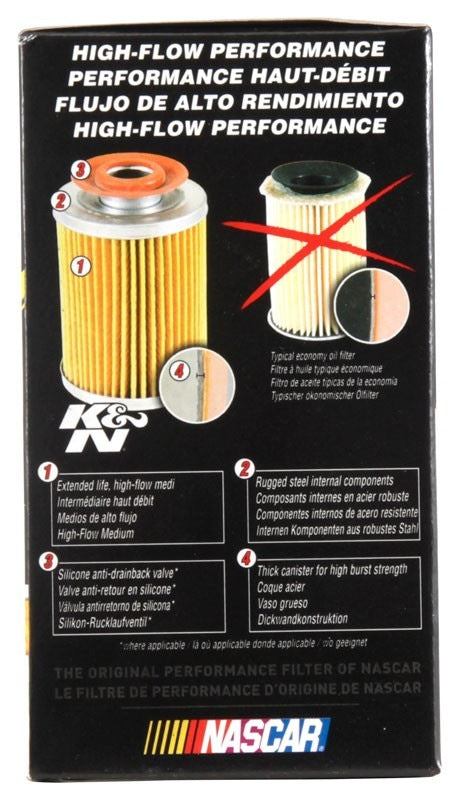 K&N Engineering K&N Oil Filter OIL FILTER; AUTOMOTIVE HP-2001