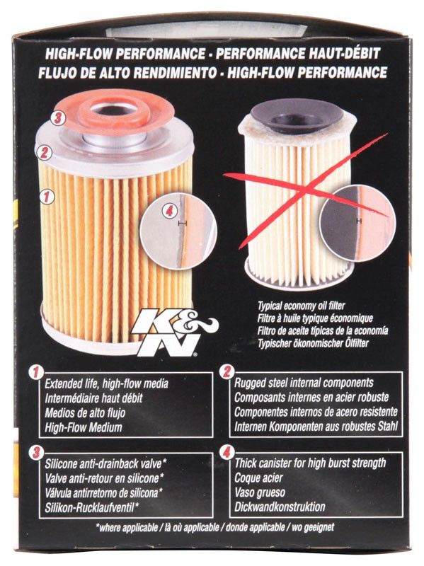 K&N Engineering K&N Oil Filter OIL FILTER; AUTOMOTIVE HP-2002