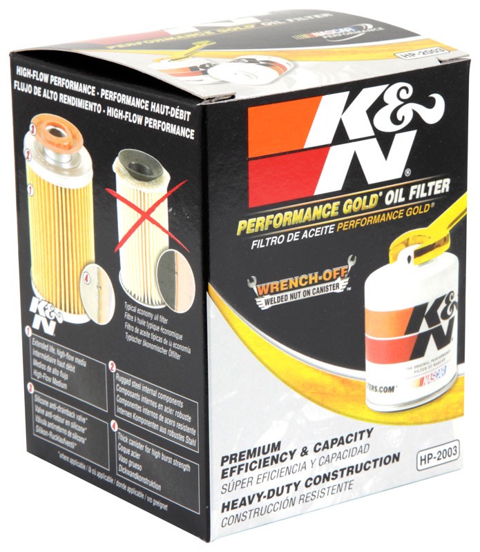 K&N Engineering K&N Oil Filter OIL FILTER; AUTOMOTIVE HP-2003