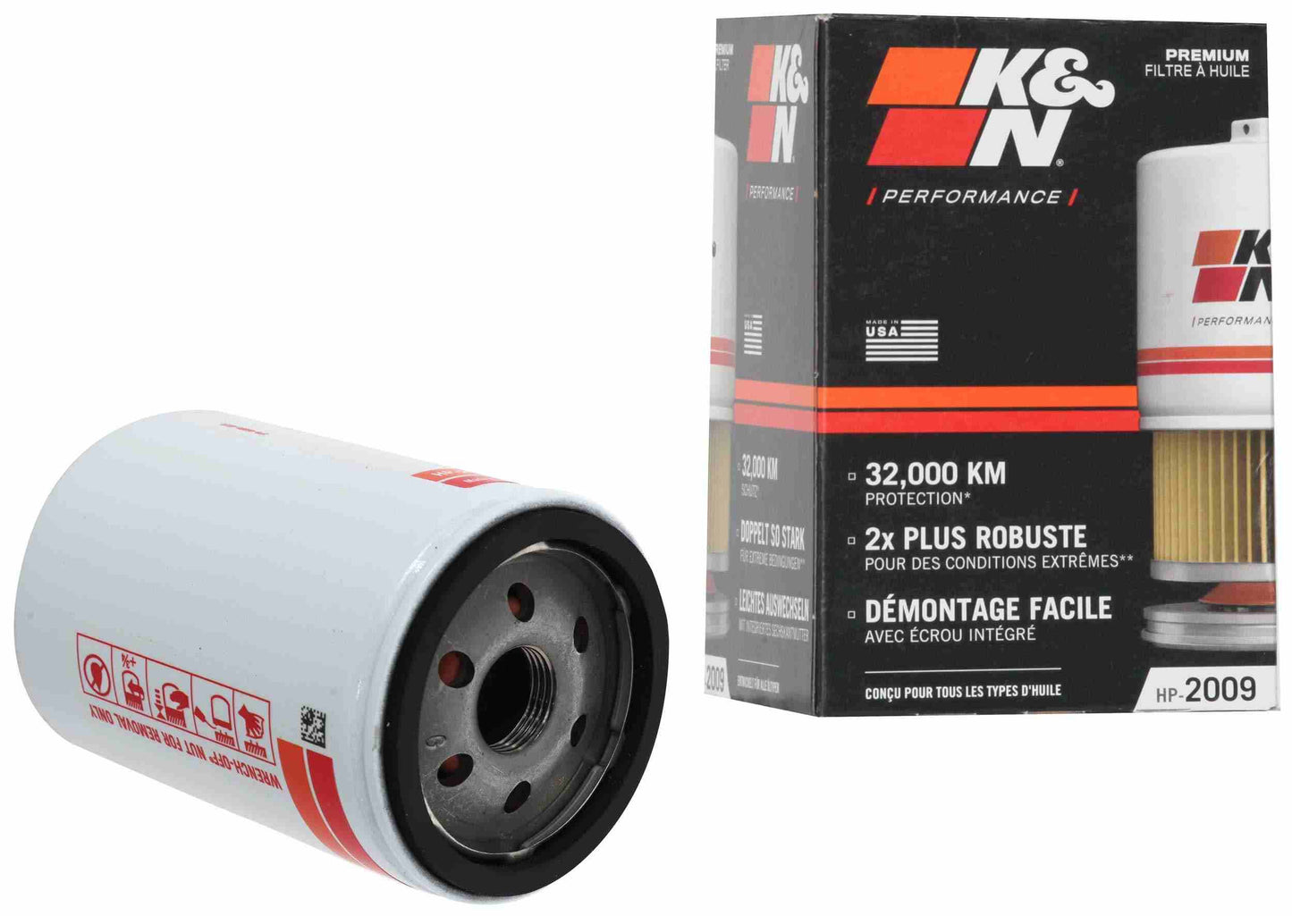 K&N Engineering K&N 03-05 Neon SRT-4 / Lotus Elise Performance Gold Oil Filter HP-2009