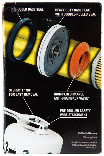 K&N Engineering K&N Oil Filter Automotive 15-19 Nissan Titan 5.0L Diesel HP-3005
