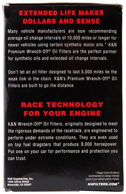 K&N Engineering K&N Oil Filter Automotive 15-19 Nissan Titan 5.0L Diesel HP-3005