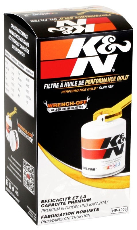 K&N Engineering K&N Dodge Performance Gold Oil Filter HP-4003