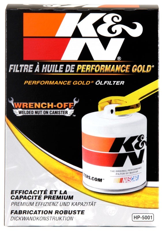 K&N Engineering K&N Oil Filter OIL FILTER; RACING, 4-5/8inOD, 6-11/16inH HP-5001