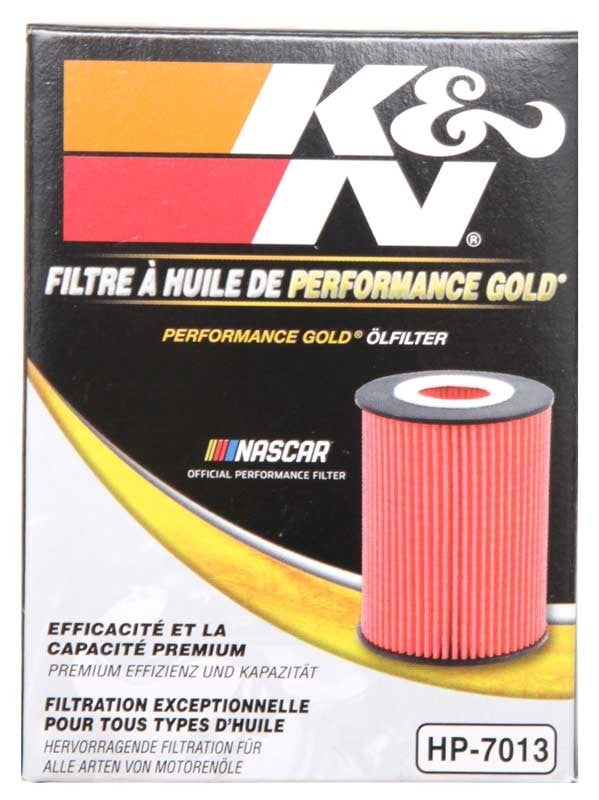 K&N Engineering K&N 07-09 Mazdaspeed3 Performance Gold Oil Filter (OEM style cartridge filter) HP-7013