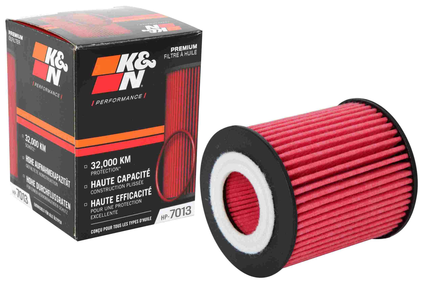 K&N Engineering K&N 07-09 Mazdaspeed3 Performance Gold Oil Filter (OEM style cartridge filter) HP-7013